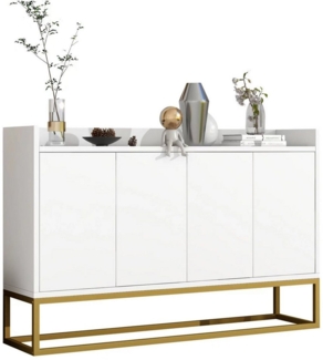 SOFTWEARY Sideboard Breite 120 cm (120/30/80 cm), Wohnzimmerschrank, Mehrzweckschrank