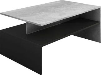 Couchtisch Baros Wohnzimmertisch 100x60cm beton schwarz