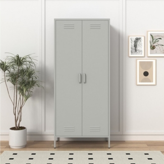 INOSIGN Drehtürenschrank Kleiderschrank Schrank Metallschrank Mehrzweckschrank Siena Spind (in 4 Farben aus Metall) in der Höhe verstellbar, abschließbar Topseller Otto´s Choice