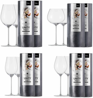 Eisch Unity SensisPlus Bordeaux Burgunder Champagner Weißweinglas 8er Set