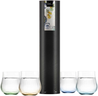 Eisch Rising Allroundbecher 400 ml 4er Set in Geschenkröhre