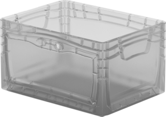 Surplus Systems Eurobox Door 40 x 30 x 22 cm, 20 L, transparent