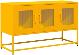 vidaXL TV-Schrank Senfgelb 100,5 x 39 x 60,5 cm Kaltgewalzter Stahl 853341