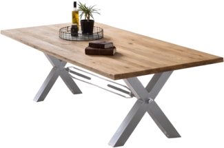 Tisch 200x100 Wildeiche Metall Holztisch Esstisch Küchentisch Speisetisch Küche