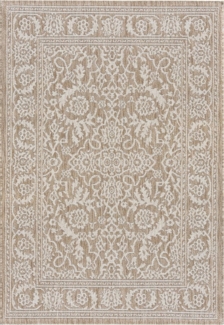 Mazovia Designteppich In-Outdoor-Teppich Vintage Balkon, Terrasse, Patio, Pavillon, 120x170 cm, Wasserdicht