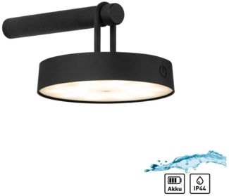 JUST LIGHT Wandleuchte ARMA, Dimmfunktion, LED fest integriert, Warmweiß, Akkuleuchte