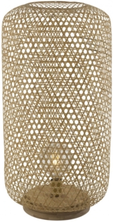 Stehleuchte Innen Wohnzimmer mit Schalter Stehlampe Bambus Holz 15367S1