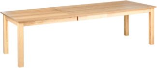 Ausziehbarer Esstisch MADURA Helle Esche 180 280 cm 100 cm
