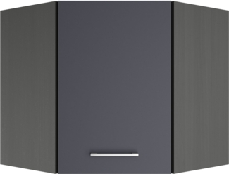 KOCHSTATION Eckhängeschrank KS-Milan Eckhängeschrank 60x60 cm, matte oder hochglänzende Fronten