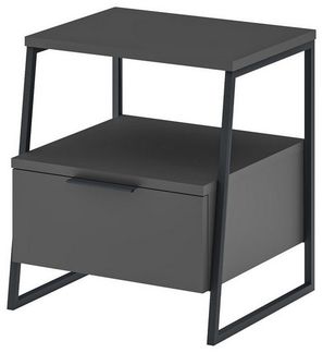 Decortie Nachttisch Pal mit Schubladen Kommode 45 x 40 x 50 cm (1 Kommode), Moderner Nachttisch,Kommode 45 x 40 x 50 cm