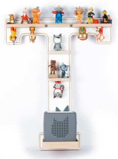 Boarti Tonie Regal Buchstabe „T“, weiß