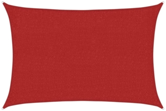 vidaXL Sonnensegel 160 g/m² Rot 2x2,5 m HDPE 311611