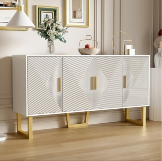 Furnishings Home Sideboard Anrichte Schrank Buffetschrank Modernes Breite 120 cm (150 x 37 x 82 cm), Geeignet für Esszimmer, Wohnzimmer, Küche