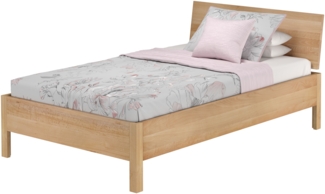 Metallfreies Einzelbett aus Buchenholz 120x200 mit wählbaren Zubehör V-60.93-12ohne Zubehör