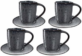 Leonardo MATERA Espresso Set anthrazit 8-teilig