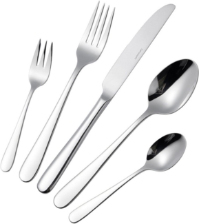Hanseatic Besteck-Set BASIC (30-tlg), 6 Personen, Edelstahl 18/10, modischer Klassiker