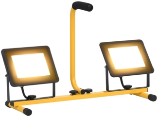 LED-Fluter mit Handgriff 2x50 W Warmweiß 149646