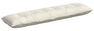 vidaXL Rückenkissen Creme 180 x 50 cm Cordstoff 42014942