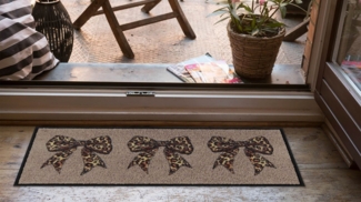 Salonloewe Fußmatte Fußmatte 30x75 Iconic Ribbon beige, Eingangsmatte normal, Höhe: 500 mm