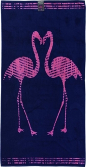 jilda-tex Strandtuch, Frotteevelours (1-St), weiche Frottee-Veloursqualität
