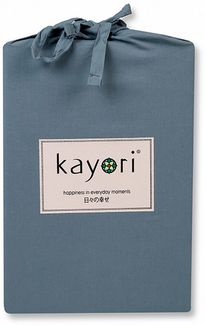 Kayori Spannbettlaken Kai, Renforcé, Gummizug: rundum, (1 Stück), 100% Baumwolle