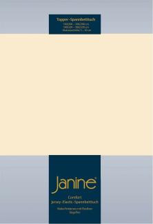 Janine Topper Comfort Jersey Spannbetttuch|140x200 cm - 160x220 cm| leinenJanine Topper Comfort Jersey Spannbetttuch