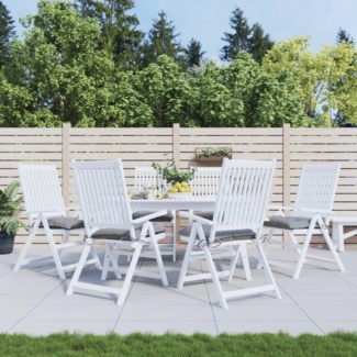 vidaXL Stuhlkissen 6 Stk. Grau 50x50x7 cm Oxford-Gewebe 314901