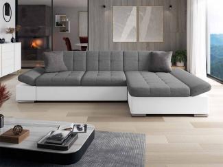 Ecksofa Malwi, Seite: Rechts, Farbe: Soft 017 + Lux 05 + Lux 06