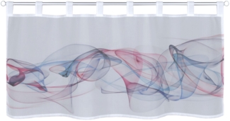 Neusser Collection Schlaufenpanneau Patrica blau-rot, 45 x 120 cm