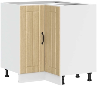 vidaXL Küchen-Eckunterschrank Lucca Sonoma-Eiche Holzwerkstoff 853750