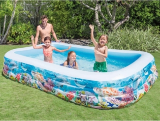 Intex Swim Center Familienpool 305x183x56 cm Meeresleben-Design 3202894