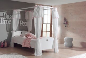 Vipack 'Amori' Betthimmel-Set für Himmelbett, weiß