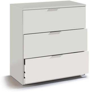 Kommode >Chest of drawers< in Weiß - 77x80x38 (BxHxT)