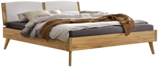 Fabro Betten braun Wildbuche Massivholz 206cm x 186cm x 87cm