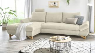 Ecksofa Skalm in beige 284 cm