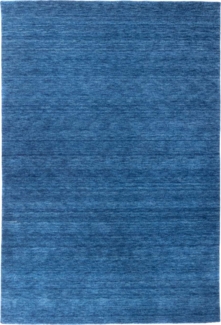 Morgenland Gabbeh Teppich - Softy - Uni - rechteckig - 250x200 - Blau