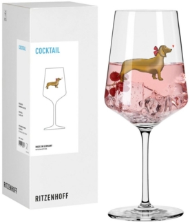 Ritzenhoff Aperitifglas Tierisch Glücklich, Kristallglas