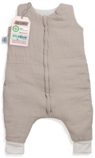 pic Bear Babyschlafsack pic Bear Baby Jumper Schlafoverall Gr. 80cm, Reißverschluss mit Schutz, wattiert, 2,5 TOG, mit Füßen