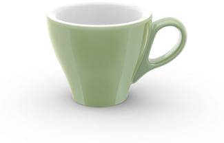 Espresso-Obertasse 0,09 l Classico Solid Color Khaki Dibbern Espressotasse - Mikrowelle geeignet, Spülmaschinenfest