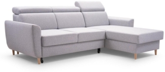 Beautysofa Ecksofa Modern Ecksofa GUSTAW Sofa Couch mit Schlaffunktion universelle, Die Lieferung beinhaltet die Lieferung in die Wohnung