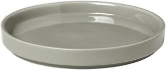 Blomus Pilar Teller, Speiseteller, Essteller, Geschirr, Keramik, Mirage Grey, 14 cm, 63982