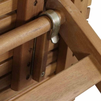 SIENA GARDEN Falun SET Klappsessel 5-teilig 4 x Ses, 1 x Tisch 120 x 80