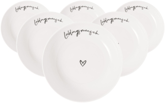 Villeroy & Boch Statement Schale Lieblingsmensch ø 18,7 cm 6er Set - DS
