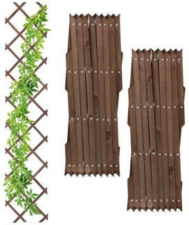 Ausziehbares Rankgitter Holz 3er Set 10048824