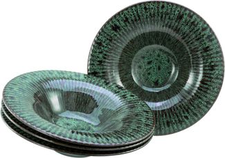 Allegra Magic Green, Gourmetteller cm 4-tlg (mo)