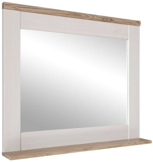 Spiegel Romy / Romance , Glas, Holzwerkstoff , Holzfarben, Verspiegelt , 80 x 70 x 20 cm