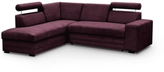 Beautysofa Polstergarnitur Roma Die Lieferung beinhaltet die Lieferung in die Wohnung, (modernes Set Eckgarnitur mit Sessel, Schlaffunktion, Bettkasten, verstellbare Kopfstützen), gepolstertes Ecksofa mit Sessel aus Bonnell-Federn für Wohnzimmer