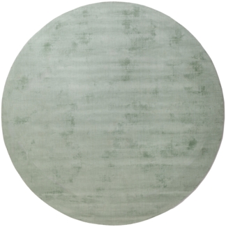 Morgenland Viskose Teppich - Symphony - rund - 200 x 200 - Minzgrün