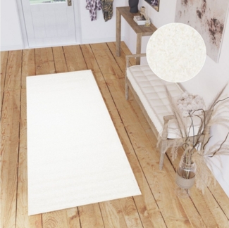 Tapiso Hochflor-Läufer DELHI, rechteckig, Höhe: 30 mm, Langflor Shaggy Modern Design Flauschig Wohnzimmer Schlafzimmer
