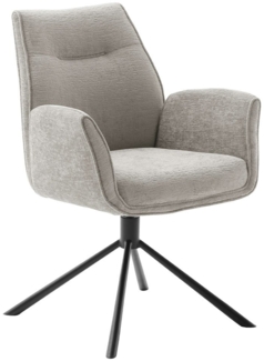 2er Set DIVERIA Esszimmerstuhl schwarz Stoffbezug 64cm x 90cm x 66cm